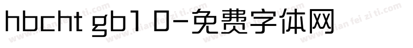 hbcht gb1 0字体转换